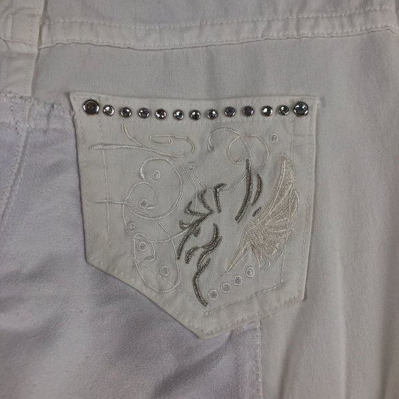 2KGrey Women's Size 26 White Full Seat Dressage Breeches *SLIM CALF* USA $159 - Picture 16 of 16